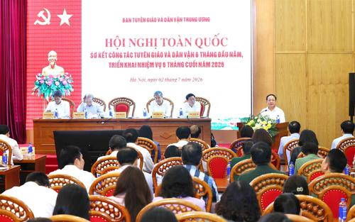 Trưởng Ban Tuyên giáo và Dân vận Trung ương: Lấy niềm tin của nhân dân làm thước đo công tác tuyên giáo, dân vận