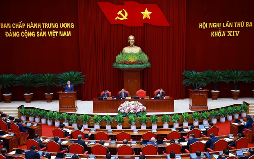 Khai mạc trọng thể Hội nghị lần thứ ba Ban Chấp hành Trung ương Đảng khóa XIV