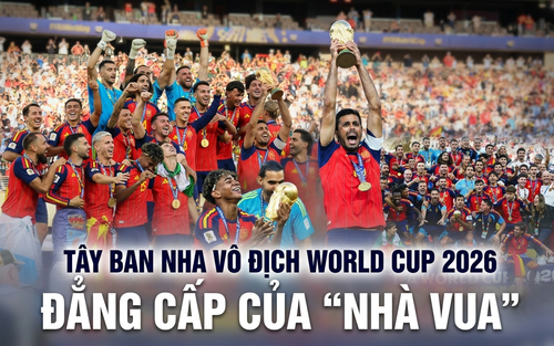 Tây Ban Nha vô địch World Cup 2026: Đẳng cấp của “Nhà vua”
