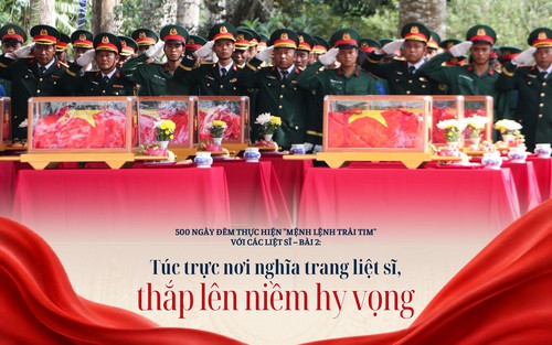 500 ngày đêm thực hiện "mệnh lệnh trái tim" với các liệt sĩ - Bài 2: Túc trực nơi nghĩa trang liệt sĩ, thắp lên niềm hy vọng