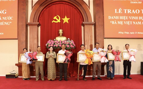 Phong tặng và truy tặng danh hiệu Bà mẹ Việt Nam Anh hùng