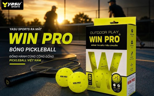 Yasu Sports ra mắt bóng Pickleball WIN PRO - Đồng hành cùng cộng đồng Pickleball Việt Nam