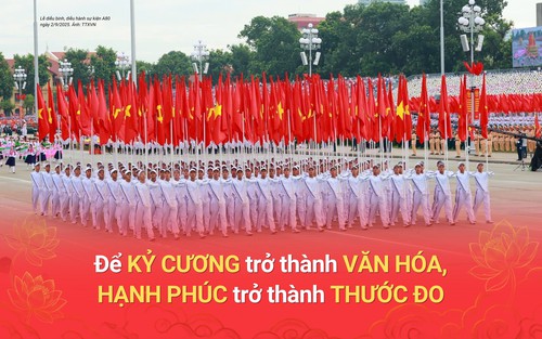 Để kỷ cương trở thành văn hóa, hạnh phúc trở thành thước đo