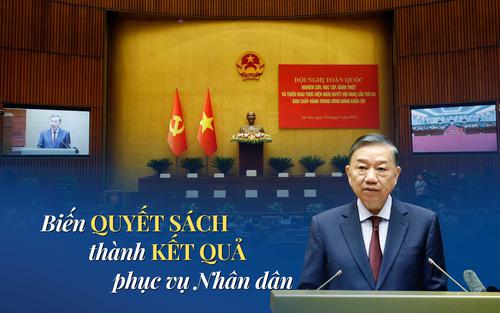 Biến quyết sách thành kết quả phục vụ Nhân dân