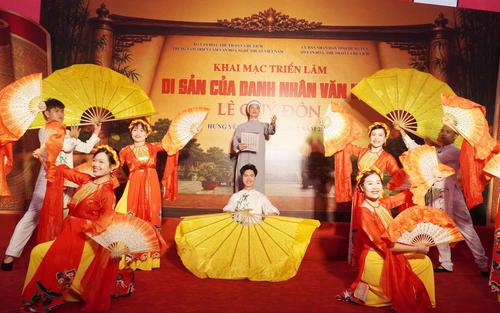 Khai mạc Triển lãm "Di sản của Danh nhân văn hóa Lê Quý Đôn"