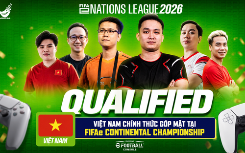 Đội tuyển eFootball Việt Nam giành vé dự giải châu lục của FIFAe