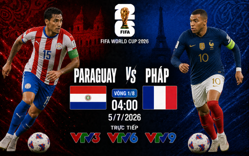 Nhận định Paraguay vs Pháp (4h, 5/7), vòng 1/8 World Cup 2026: Pháp sẽ thắng dễ