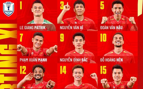 Đội hình xuất phát Việt Nam vs Singapore: Giữ nguyên ê-kíp chiến thắng