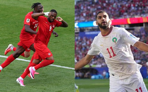 VTV6 VTV3 trực tiếp bóng đá Canada vs Morocco 00h00 hôm nay, World Cup 2026 vòng 1/8