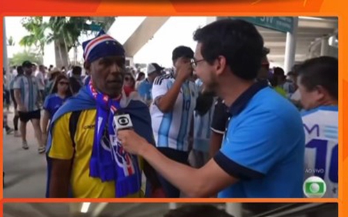 Tự tin dự đoán ĐT Argentina bị loại, CĐV khiến phóng viên Brazil ngỡ ngàng: 'Tôi là bố thủ môn Cape Verde'