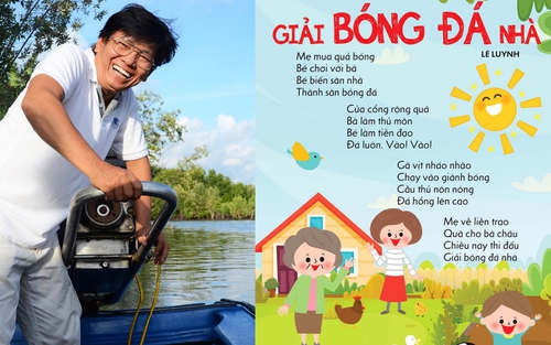 Nhà thơ Lê Luynh và "vẻ đẹp của thơ bóng đá"