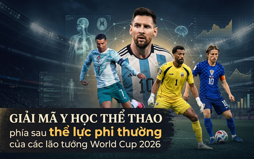Giải mã y học thể thao phía sau thể lực phi thường của các lão tướng World Cup 2026