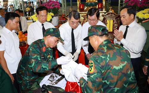 Nỗ lực tối đa quy tập, xác định danh tính hài cốt liệt sĩ tại Công viên Lê Thị Riêng