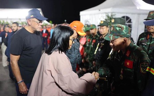 Đoàn cứu nạn, cứu hộ Việt Nam được trao tặng Huy chương “Anh hùng Venezuela”