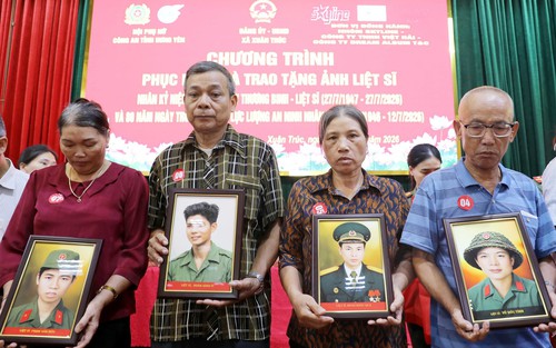 Phục dựng ảnh liệt sỹ - nối dài hành trình tri ân