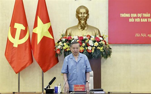 Thông báo kết luận của Tổng Bí thư, Chủ tịch nước Tô Lâm tại Phiên họp thứ nhất Ban Chỉ đạo Trung ương về hoàn thiện thể chế và thực thi pháp luật