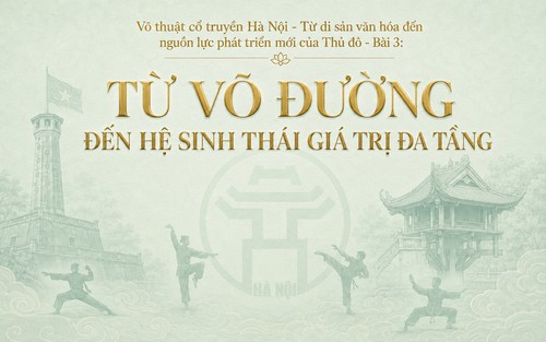 Võ thuật cổ truyền Hà Nội - Từ di sản văn hóa đến nguồn lực phát triển mới của Thủ đô: Bài 3 - Từ võ đường đến hệ sinh thái đa tầng