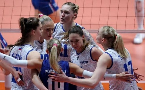 FIVB gỡ bỏ lệnh cấm thi đấu quốc tế và cho hiển thị điểm số, các đội tuyển bóng chuyền Nga lọt top 10 thế giới