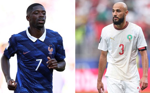 Cuộc chiến ngôi sao Pháp vs Morocco (tứ kết World Cup 2026): Mazraoui có chặn được Dembele? 