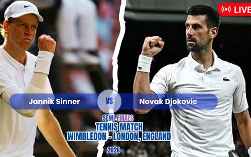 Link xem trực tiếp Wimbledon 2026 hôm nay 10/7