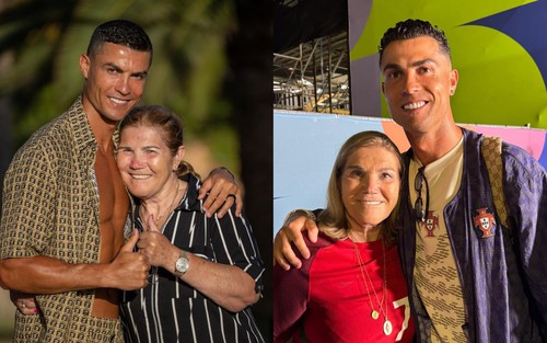 Mẹ Ronaldo vắng mặt trong đám cưới của con trai tại biệt thự trị giá 30 triệu bảng