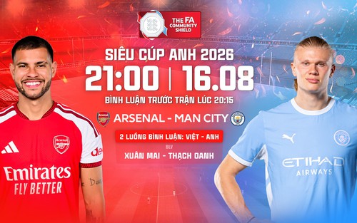 Xem trực tiếp bóng đá Arsenal vs Man City ở đâu? Kênh truyền hình nào của Việt Nam trực tiếp?