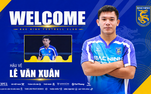 Bắc Ninh FC tiếp tục 'thay máu' lực lượng