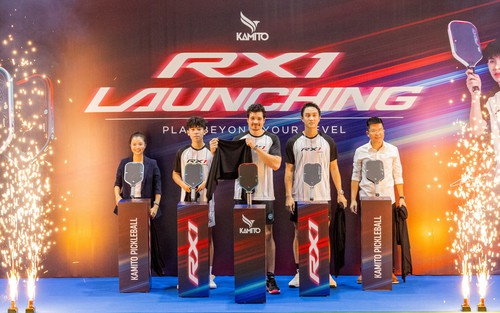 Kamito ra mắt vợt Pickleball RX1 cùng 3 Đại sứ