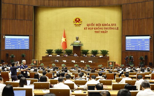 Kỳ họp không thường lệ thứ Nhất, Quốc hội khóa XVI: Thông qua hai luật và bốn nghị quyết quan trọng