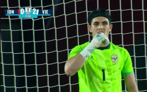 Thủ môn Indonesia thủng lưới 14 lần khi đối đầu các đội tuyển Việt Nam