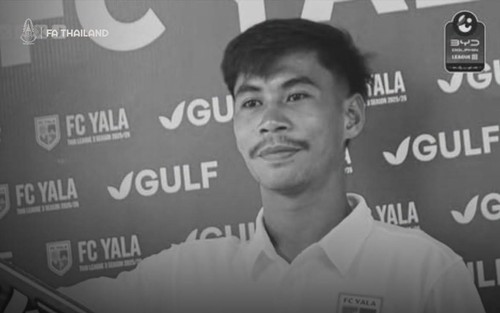 Cầu thủ Thái Lan qua đời vì sét đánh khi đang thi đấu