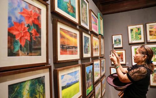 Hơn 120 tác phẩm kể chuyện “Ngàn năm di sản” bằng hội họa