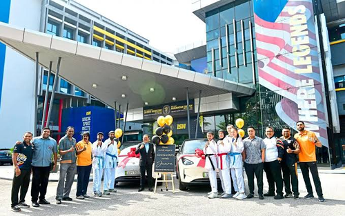 Karate Malaysia treo thưởng ô tô điện cho VĐV giành HCV ASIAD 2026