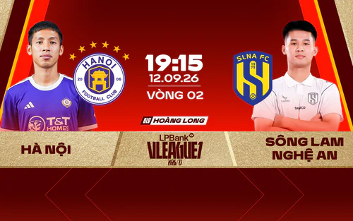 Link xem trực tiếp bóng đá Hà Nội FC vs Sông Lam Nghệ An 19h15 hôm nay, vòng 2 V.League 1
