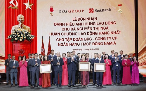 Chủ tịch Quốc hội Trần Thanh Mẫn dự Lễ đón nhận danh hiệu Anh hùng Lao động, Huân chương Lao động của Tập đoàn BRG