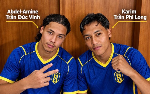 Những điều chưa biết về cặp anh em Việt kiều của SLNA