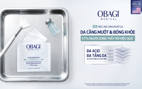 Obagi Medical ra mắt giải pháp peel pad đa tầng tại nhà, giúp chăm sóc da chuyên sâu