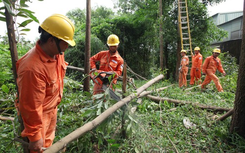 EVN tập trung bảo đảm điện trong mùa mưa bão