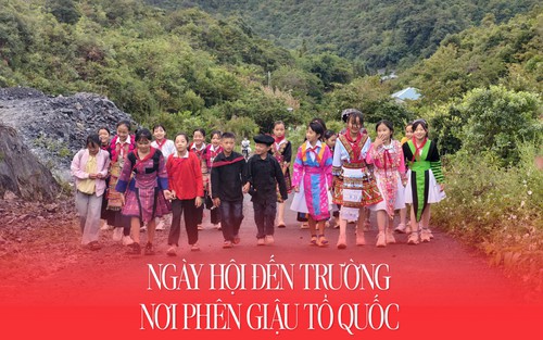 Ngày hội đến trường nơi phên giậu Tổ quốc