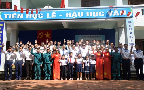 Đặc khu Trường Sa rộn ràng ngày khai giảng năm học mới