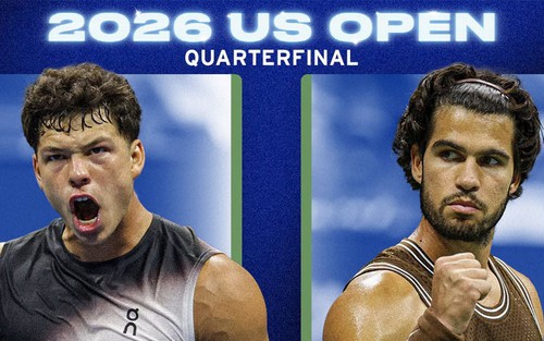 US Open 2026: Ben Shelton có còn ngại Carlos Alcaraz?