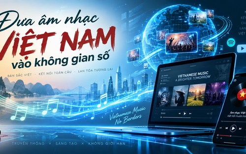 Đưa âm nhạc Việt Nam vào không gian số