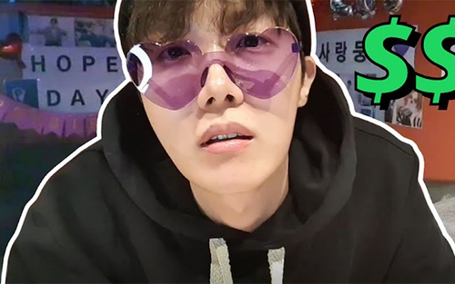 Áo J-Hope BTS mặc livestream sinh nhật, dễ thương mà siêu đắt