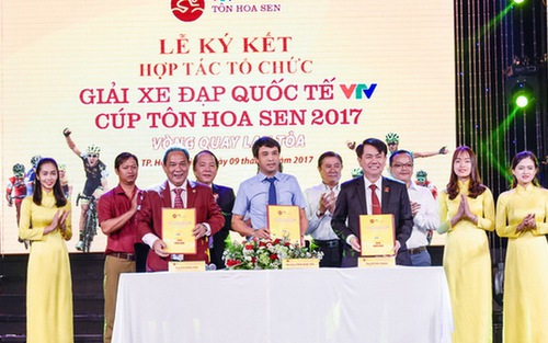 Hơn 7 tỷ đồng cho giải xe đạp quốc tế VTV Cúp Tôn Hoa Sen 2017