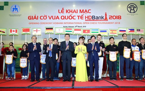 Giải Cờ vua Quốc tế HDBank 2018 chính thức khai mạc