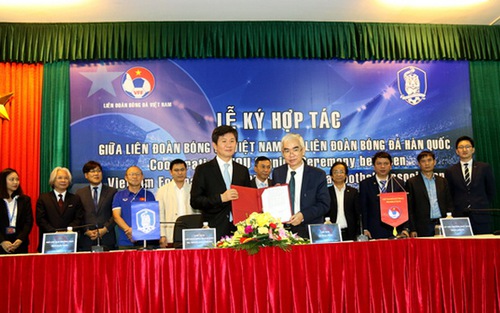 VFF hợp tác chiến lược với bóng đá Hàn Quốc