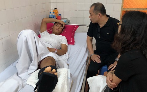 Bảo hiểm PTI tạm ứng bồi thường cho cầu thủ Văn Hào