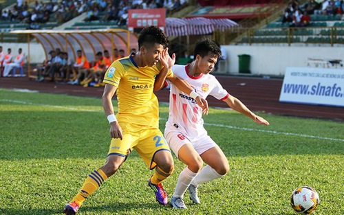 Video clip bàn thắng SLNA 0-1 Nam Định: Thầy trò HLV Văn Sỹ giành chiến thắng đầu tay