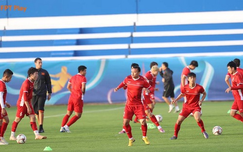 Tuyển Việt Nam hài lòng với điều kiện tập luyện tại Buriram, sẵn sàng 'chiến' King's Cup