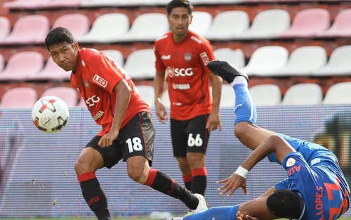 Văn Lâm tái xuất, Muangthong bất ngờ chia điểm Chonburi